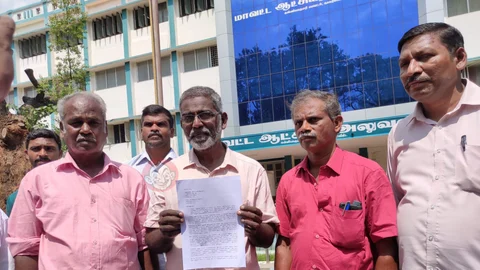 அணு உலைக்கு எதிராக மனு அளித்த சுப உதயகுமார்
