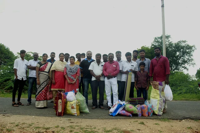 பிச்சை குடும்பத்துக்கு உதவியவர்கள்