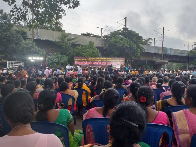 புதிய கல்வி கொள்கைக்கு எதிராக கண்டன ஆர்ப்பாட்டம்