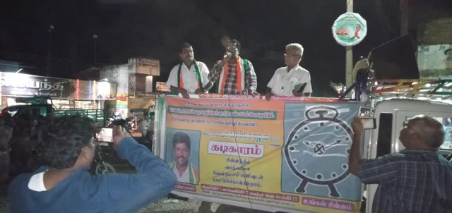 பிரசாரத்தில் டிராபிக் ராமசாமி
