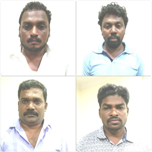 கைதுசெய்யப்பட்ட கூலிப்படை கும்பல்