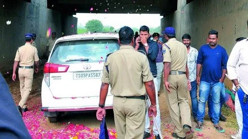 திஷா கொல்லப்பட்ட பகுதி
