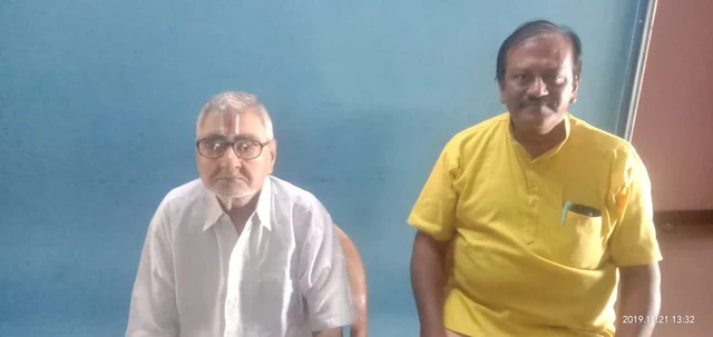 87 வயதாகும் ஆசிரியர் சக்கரபாணியுடன் ராமன்