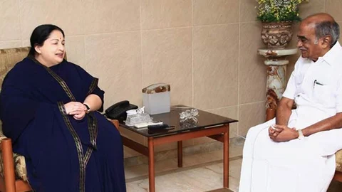 ஜெயலலிதாவுடன் எஸ்.ஆர்.பி