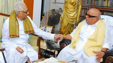 க.அன்பழகன் - கருணாநிதி