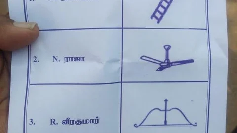 பஞ்சாயத்து வேட்பாளரை தேர்வு செய்ய வாக்குச் சீட்டு