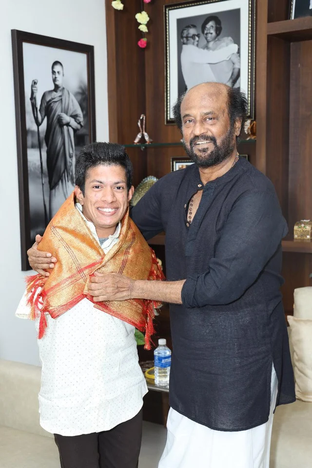 ரஜினியுடன் பிரணவ்