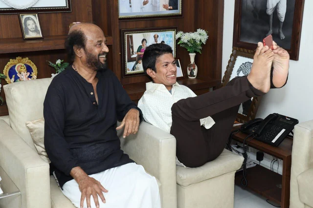 ரஜினியுடன் பிரணவ்