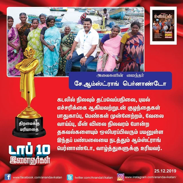 சம்யுக்தா முதல் லிடியன் வரை... 2019 டாப் 10 இளைஞர்கள் @ ஆனந்த விகடன்