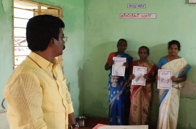 வேட்பாளர்களுடன் தங்கபாபு