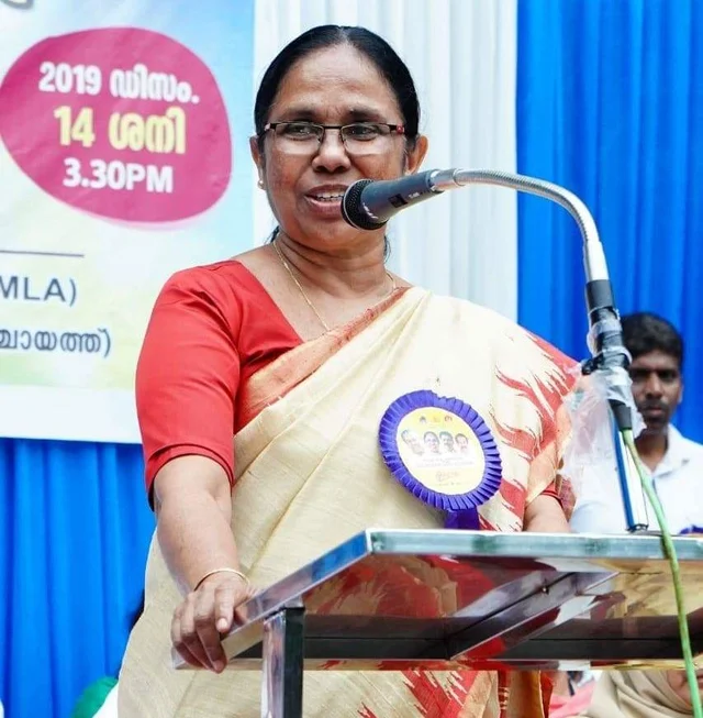 கேரள அமைச்சர் கே.கே.சைலஜா
