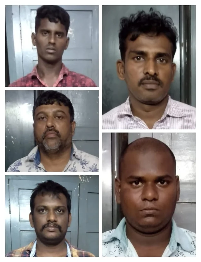 கைது செய்யப்பட்டவர்கள்