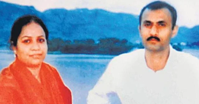 சொராபுதீன் ஷேக், அவரின் மனைவி கைசர் பி