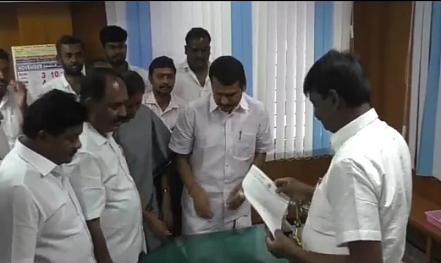 டி.ஆர்.ஓ-வைச் சந்தித்த செந்தில் பாலாஜி, ஜோதிமணி