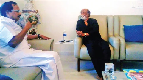 ரஜினியுடன் தமிழருவி மணியன்