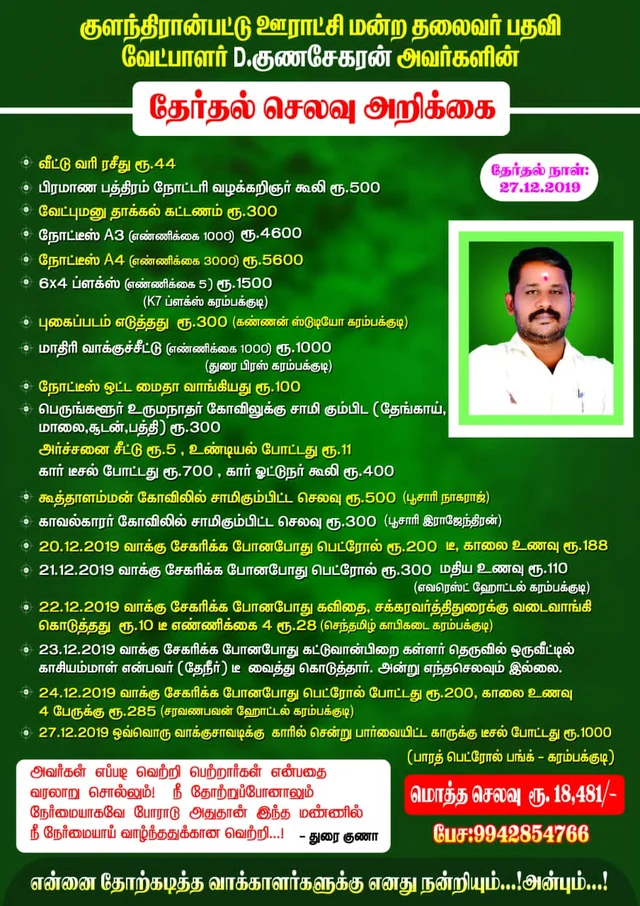போஸ்டர் அடித்து ஒட்டிய சமூக ஆர்வலர்