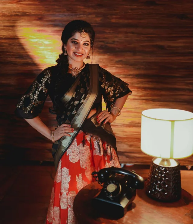 Benarasi Half saree