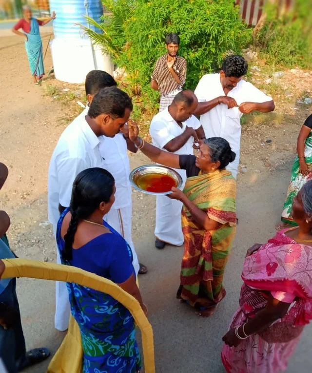 பிரச்சாரத்தின் போது குப்புசாமி