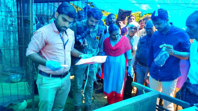 தடயவியல் நிபுணர்கள் சோதனை