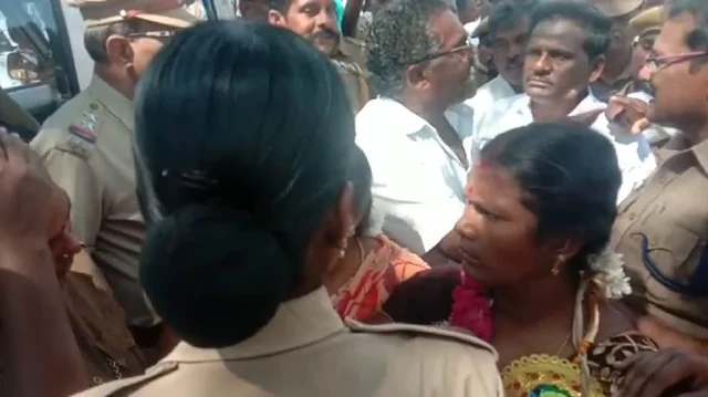 தி.மு.க நிர்வாகிகளுடன் செல்ல மறுக்கும் ஜெயந்தி.