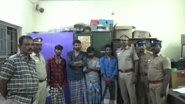 வழிப்பறிக் கும்பலைப் பிடித்த கம்பம் போலீசார்