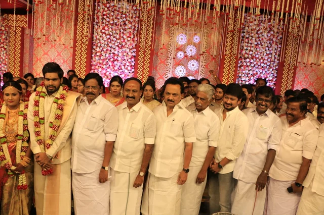 திருமண விழாவில் ஸ்டாலின்