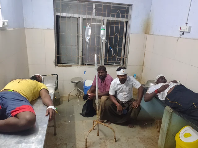 தேர்தல் மோதலில் காயம் அடைந்தவர்கள்