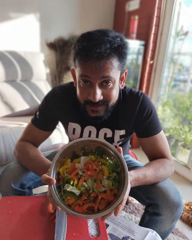 Deepak Cooking Photos