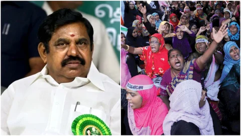 எடப்பாடி பழனிசாமி - வண்ணாரப்பேட்டை போராட்டம்