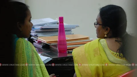 மாவட்டக் குழந்தைகள் பாதுகாப்புநல அலுவலர் குமுதாவிடம் விசாரணை