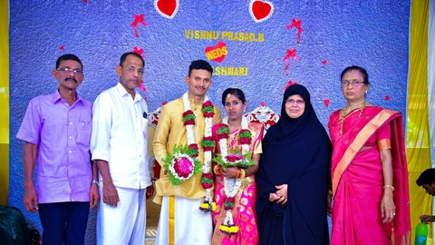 அப்துல்லா, கதீஜாவுடன் மணமக்கள்