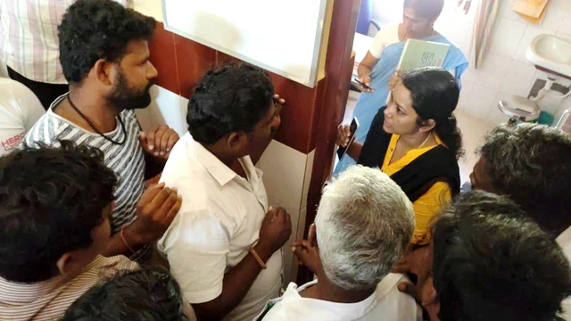 தடுப்பூசி போட்ட 5 மாதக் குழந்தைக்கு நேர்ந்த விபரீதம்! - சர்ச்சையில் திருவண்ணாமலை அரசு மருத்துவமனை