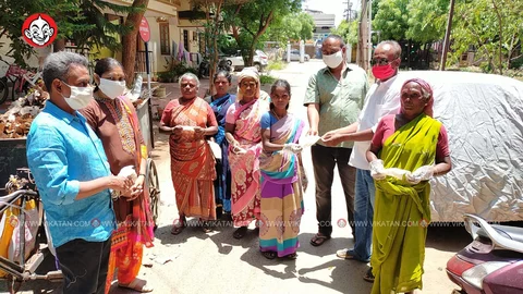 இலவசமாக முகக்கவசம்