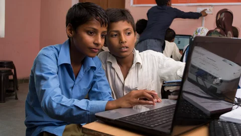 Students Learning through Computer