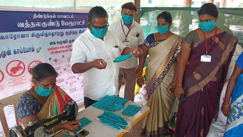 முகக் கவசம் தயாரிப்பு