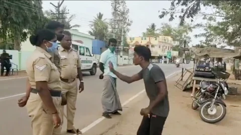 வாக்குவாதம் செய்த இளைஞர்