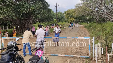 அத்ரி மலையில் வனத்துறை செக்போஸ்ட்