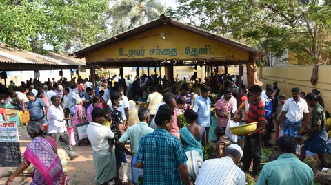 தேனி உழவர் சந்தை