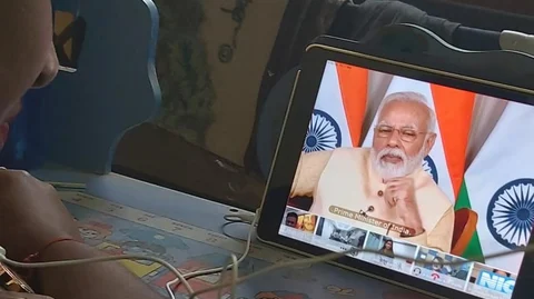 மோடியின் வீடியோ கான்ஃப்ரன்ஸ்