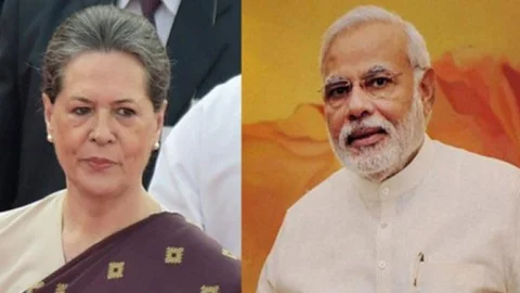 சோனியா காந்தி - மோடி