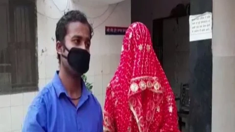 காதல் திருமணம் செய்துகொண்ட தம்பதி