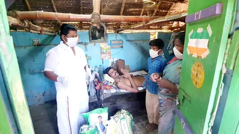 உதவி செய்த தி.மு.க எம்.எல்.ஏ அன்பழகன்