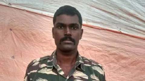 சி.ஆர்.பி.எப் வீரர் சந்திரசேகர்