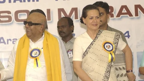 கருணாநிதி, சோனியா