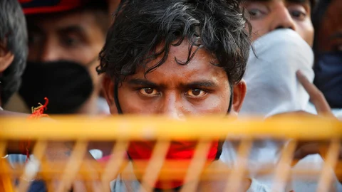 Migrant Worker in Delhi