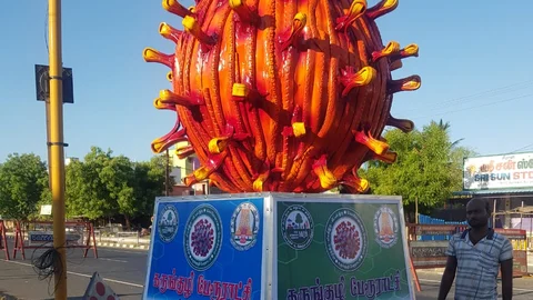 கொரோனா வைரஸ் மாதிரி உருவம்