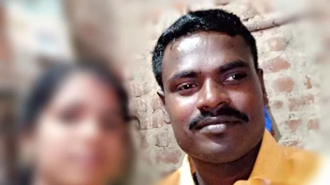 மனைவியோடு கமலக்கண்ணன்