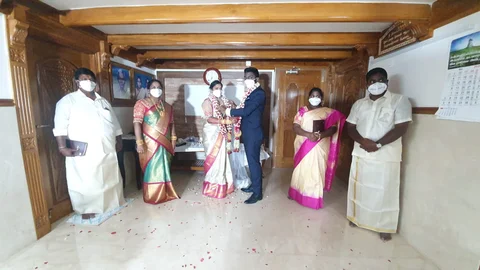 அமைச்சர் பெஞ்சமின் மகன் திருமணம்