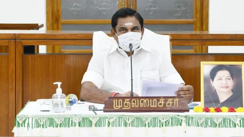 தமிழக முதல்வர் எடப்பாடி பழனிசாமி