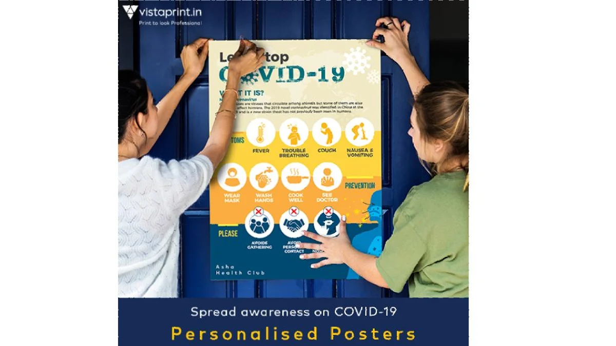vistaprint unveils covid 19 templates and face masks on personal contact template
